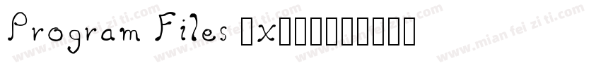 Program Files (x86)字体转换